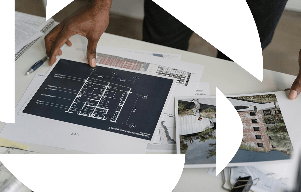 Plans d'architecte pour une construction neuve